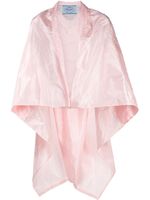 Prada cape à simple boutonnage - Rose