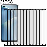 Voor OPPO A93 25 PCS Full Glue Full Screen Tempered Glass Film