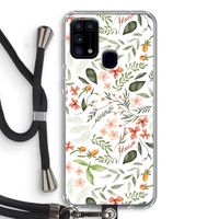 Sweet little flowers: Samsung Galaxy M31 Transparant Hoesje met koord