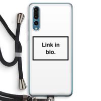 Link in bio: Huawei P20 Pro Transparant Hoesje met koord