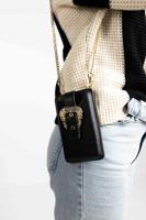 Versace Jeans Couture Telefoontas Dames Zwart - Maat One Size - Kleur: GoudZwart | Soccerfanshop