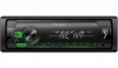 Pioneer MVH-S120UBG - Autoradio enkeldin Zwart/Groen