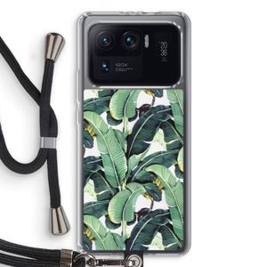 Bananenbladeren: Xiaomi Mi 11 Ultra Transparant Hoesje met koord