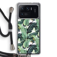 Bananenbladeren: Xiaomi Mi 11 Ultra Transparant Hoesje met koord