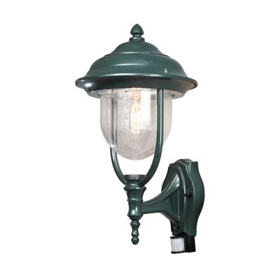 Wandlamp Parma Soragna groen klassieke buitenlamp 7235-600 bewegingssensor