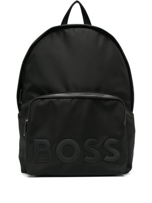 BOSS sac à dos à logo embossé - Noir BOSS sac à dos à logo embossé - Noir