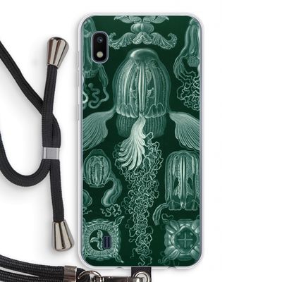 Haeckel Cubomedusae: Samsung Galaxy A10 Transparant Hoesje met koord