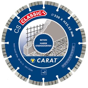 Carat DIAMANTZAAG BETON Ø125x22,23MM, CS CLASSIC - CSC1253000 - CSC1253000