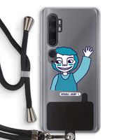 Zwaai: Xiaomi Mi Note 10 Transparant Hoesje met koord