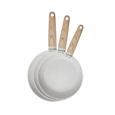 Pannenset San Ignacio Crème Ø 18 x 4 cm Ø 22 x 5 cm Ø 26 x 5 cm 3 Onderdelen