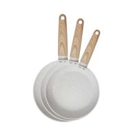Pannenset San Ignacio Crème Ø 18 x 4 cm Ø 22 x 5 cm Ø 26 x 5 cm 3 Onderdelen