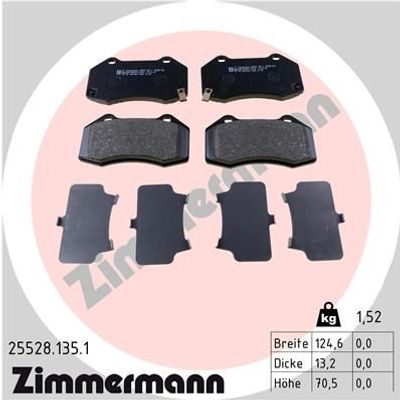 Remblokkenset, schijfrem 255281351