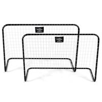 Umbro voetbal goal/voetbaldoeltjes set van 2x stuks 78 x 45 x 56 cm