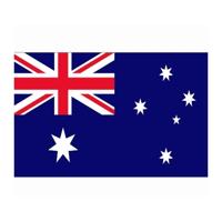 Vlag Australie - 2x - 100 x 150 cm - landen vlaggen - Feestversiering
