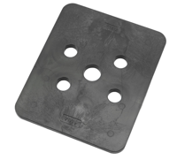 GB hogedrukplaat 100x120x5 ABS drukbelasting 16200kg; 96 per zak | 96 stuks - GB349205