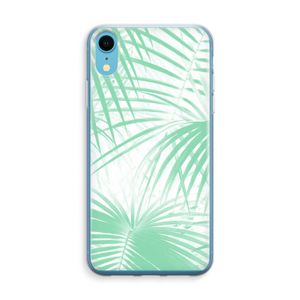 Palmbladeren: iPhone XR Transparant Hoesje