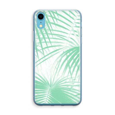 Palmbladeren: iPhone XR Transparant Hoesje