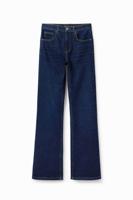 Flared jeans met stras - BLUE - 44