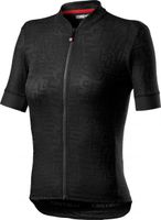 Castelli Promessa Jaquard SS fietsshirt zwart dames L