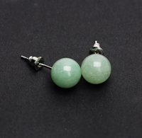 Groene Aventurijn Oorstekers - Sieraden - Spiritueelboek.nl