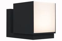Lutec Zwarte design wandlampCuba enkel - 5193803012