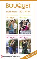 Bouquet e-bundel nummers 4101 - 4104 - Lynne Graham, Jennie Lucas, Chantelle Shaw, Tara Pammi - ebook