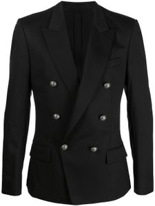 Balmain blazer à boutonnière croisée - Noir