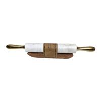 Roller Home ESPRIT Metaal Marmer Acacia 48 X 5 X 5 CM