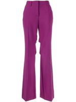 Off-White pantalon évasé à taille mi-haute - Violet - thumbnail