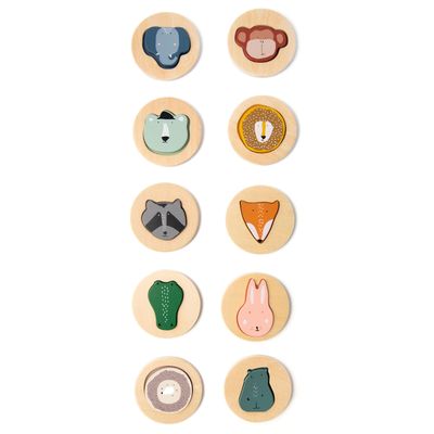 Trixie houten combineerspel dieren