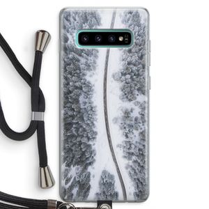 Snøfall: Samsung Galaxy S10 Plus Transparant Hoesje met koord