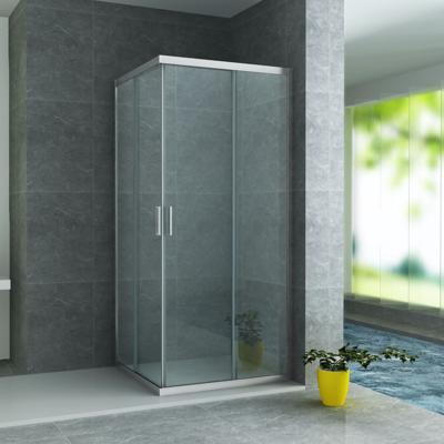 BWS Douchecabine | Hayes | Vierkant 80x80x195cm | Chroom Profiel