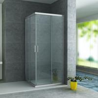 BWS Douchecabine | Hayes | Vierkant 80x80x195cm | Chroom Profiel BWS Douchecabine | Hayes | Vierkant 80x80x195cm | Chroom Profiel