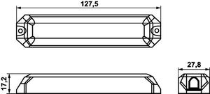 Flitsl.set BST HOR rood vast 11-30V 2XD012160821