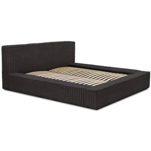 Trae Mobler Melody 140 x 200 cm Gestoffeerd Bed Donkergrijs