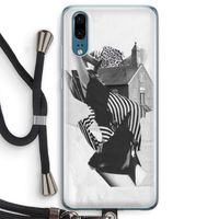 House: Huawei P20 Transparant Hoesje met koord