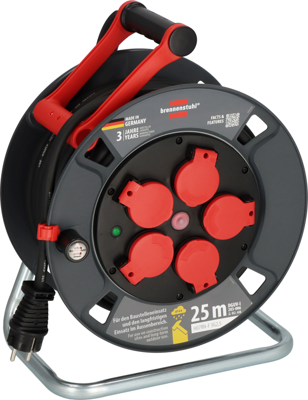 Brennenstuhl Professional kabelhaspel | 300 KU 2200 | IP44 | 25m | H07RN-F 3G2,5 - 9232250100