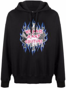 Versace Jeans Couture hoodie Rock à logo imprimé - Noir