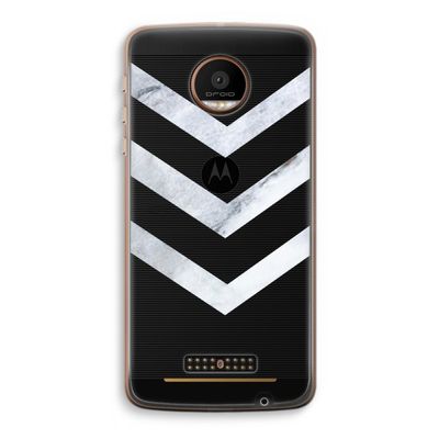 Marmeren pijlen: Motorola Moto Z Force Transparant Hoesje