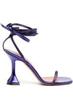 Amina Muaddi sandales Crystal Vita 95 mm - Violet