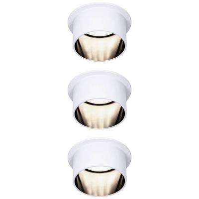 Paulmann 93377 LED-inbouwlamp LED LED vast ingebouwd 18 W Wit (mat), Zwart (mat)