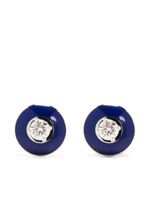 Selim Mouzannar boucles d'oreilles Mina en or blanc 18ct serties de diamants - Argent