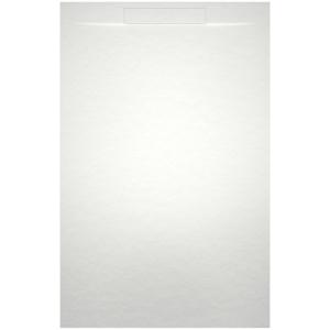 Riho Isola Douchevloer 80x80x3cm Kunstmarmer Leisteen structuur mat wit D007001105