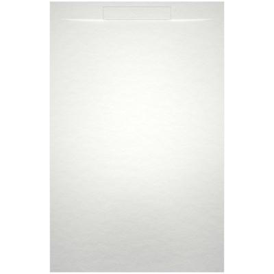 Riho Isola Douchevloer 80x80x3cm Kunstmarmer Leisteen structuur mat wit D007001105