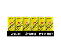 Schweppes indian tonic blik (24x33cl)