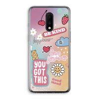 Positivity: OnePlus 7 Transparant Hoesje