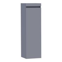 Brauer Joy - Hoge Kast - 120 cm - 1 Deur - Greeploos - Rechtsdraaiend - Mat Grijs