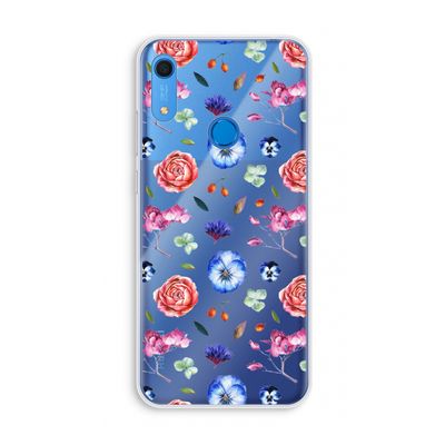 Bloemetjes: Huawei Y6s Transparant Hoesje