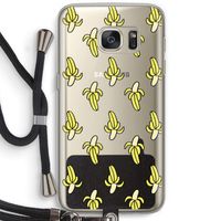 Bananas: Samsung Galaxy S7 Transparant Hoesje met koord