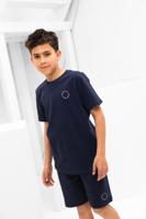 Ballin Amsterdam Circle Logo Zomerset Kids Donkerblauw - Maat 152 - Kleur: Donkerblauw | Soccerfanshop